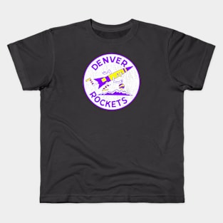 Vintage Denver Rockets Basketball 1967 Kids T-Shirt